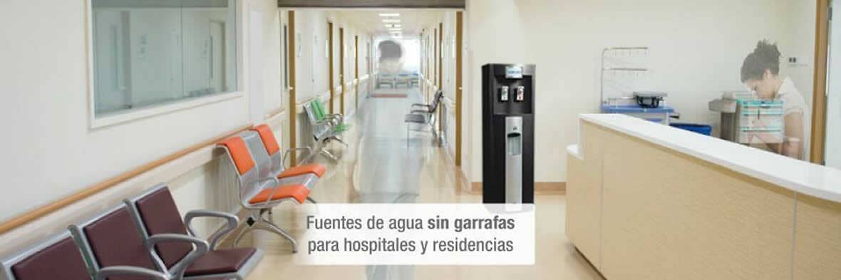 Fuentes de agua para hospitales y clínicas